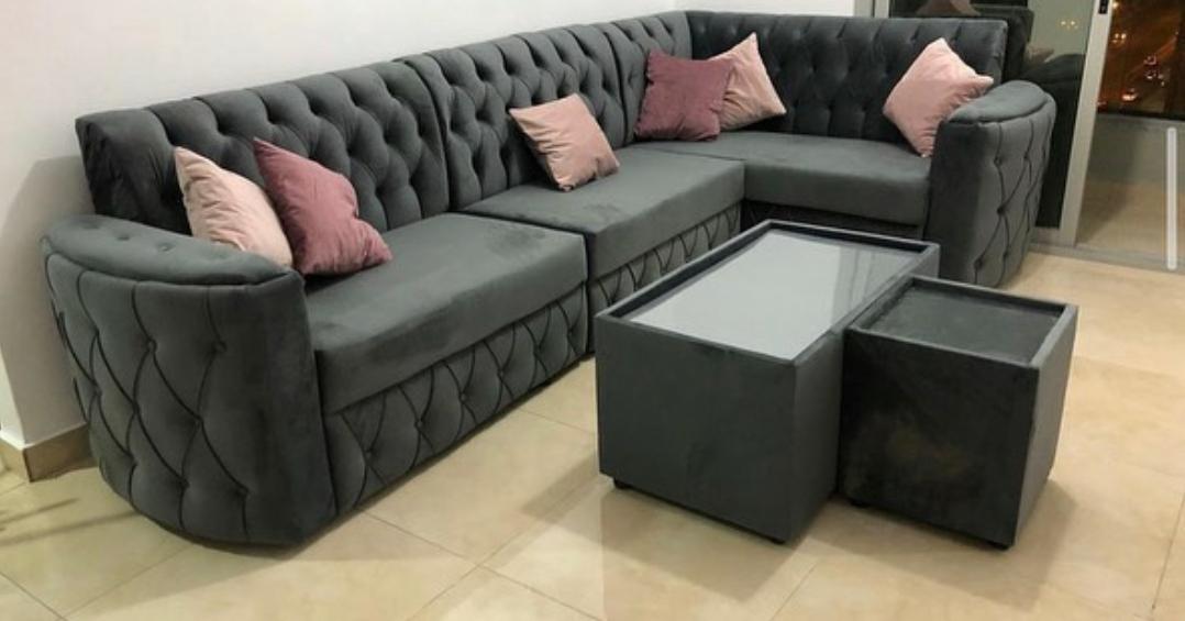 L Shape Sofa Set - Image 2