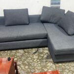 L shaped sofa combed