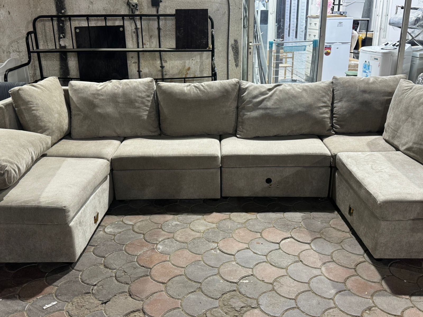 L shape sofa 6 seater